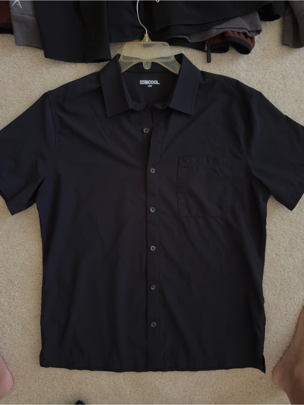 NWOT 32 DEGREES DRI FIT SHORT SLEEVE BUTTON DOWN MENS SMALL 50% OFF